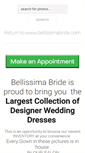 Mobile Screenshot of photos.bellissimabride.com